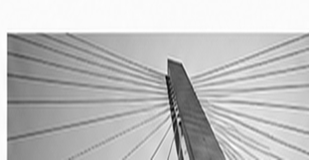 Architectural lines converging toward a focal point